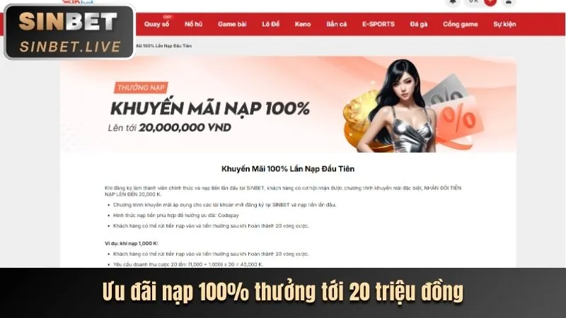 Bước 1: Truy cập trang web chính thức U888